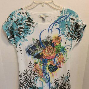 Neeso Womens Shirt Size XL Crown Rose